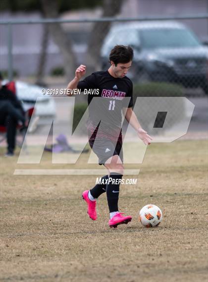 Thumbnail 3 in Gilbert vs Red Mountain (Red Mountain Soccer Showcase)  photogallery.
