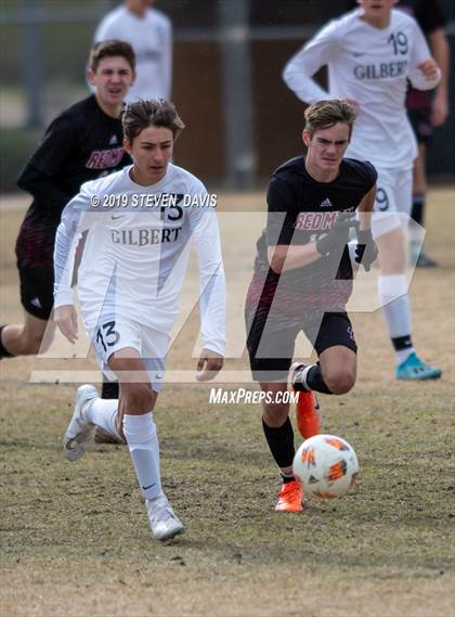 Thumbnail 2 in Gilbert vs Red Mountain (Red Mountain Soccer Showcase)  photogallery.