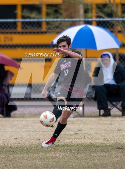 Thumbnail 2 in Gilbert vs Red Mountain (Red Mountain Soccer Showcase)  photogallery.