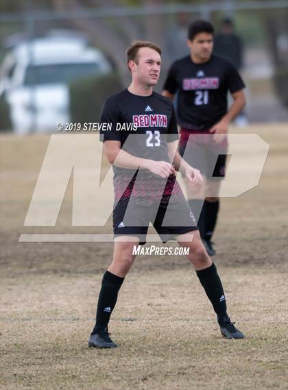 Thumbnail 2 in Gilbert vs Red Mountain (Red Mountain Soccer Showcase)  photogallery.