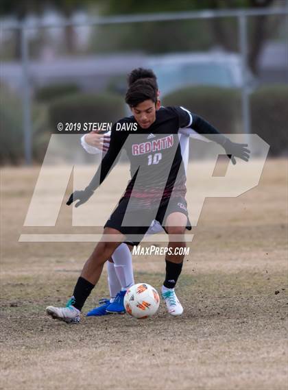 Thumbnail 3 in Gilbert vs Red Mountain (Red Mountain Soccer Showcase)  photogallery.