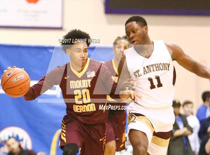 Thumbnail 3 in St. Anthony vs Mt. Vernon (SNY Invitational) photogallery.