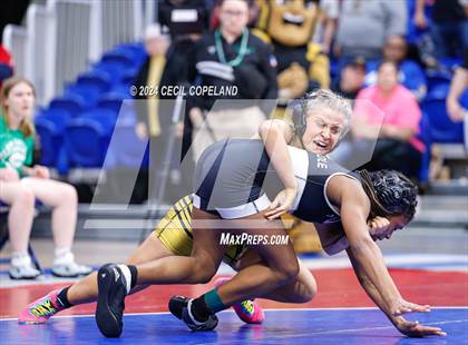 Thumbnail 2 in Carrollton vs Greenbrier - GHSA Girls' Duals Championship Finals photogallery.