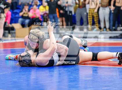 Thumbnail 2 in Carrollton vs Greenbrier - GHSA Girls' Duals Championship Finals photogallery.