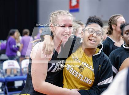 Thumbnail 2 in Carrollton vs Greenbrier - GHSA Girls' Duals Championship Finals photogallery.