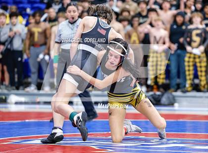 Thumbnail 3 in Carrollton vs Greenbrier - GHSA Girls' Duals Championship Finals photogallery.