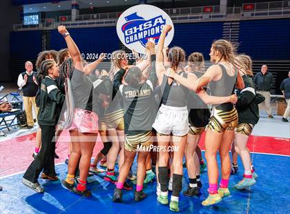 Thumbnail 2 in Carrollton vs Greenbrier - GHSA Girls' Duals Championship Finals photogallery.