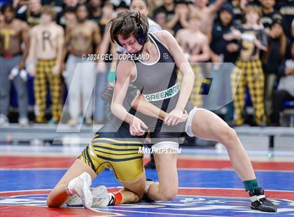 Thumbnail 2 in Carrollton vs Greenbrier - GHSA Girls' Duals Championship Finals photogallery.