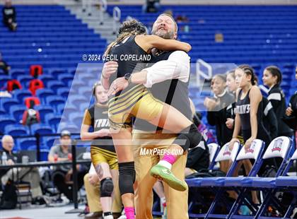 Thumbnail 2 in Carrollton vs Greenbrier - GHSA Girls' Duals Championship Finals photogallery.