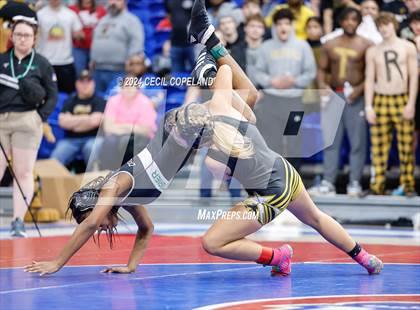 Thumbnail 2 in Carrollton vs Greenbrier - GHSA Girls' Duals Championship Finals photogallery.