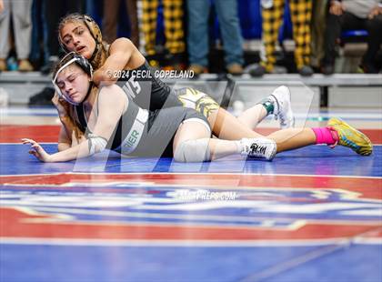 Thumbnail 3 in Carrollton vs Greenbrier - GHSA Girls' Duals Championship Finals photogallery.