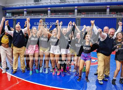 Thumbnail 3 in Carrollton vs Greenbrier - GHSA Girls' Duals Championship Finals photogallery.