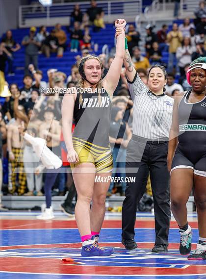Thumbnail 3 in Carrollton vs Greenbrier - GHSA Girls' Duals Championship Finals photogallery.