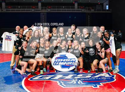Thumbnail 3 in Carrollton vs Greenbrier - GHSA Girls' Duals Championship Finals photogallery.