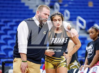 Thumbnail 3 in Carrollton vs Greenbrier - GHSA Girls' Duals Championship Finals photogallery.