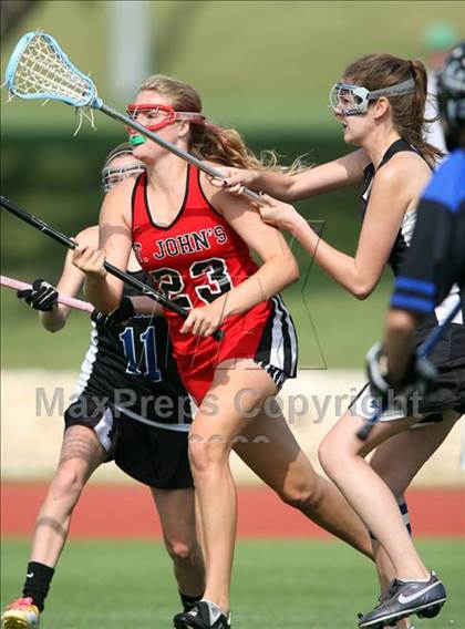 Thumbnail 3 in St. Andrew's vs. St. John's (TGHSLL Semi Final) photogallery.