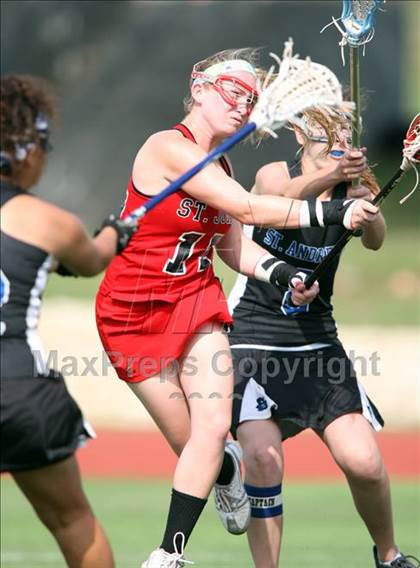 Thumbnail 3 in St. Andrew's vs. St. John's (TGHSLL Semi Final) photogallery.