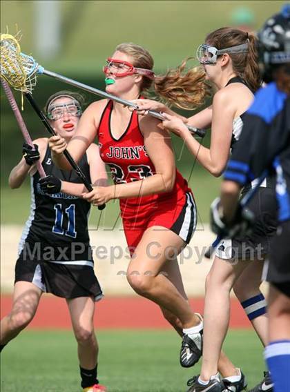 Thumbnail 2 in St. Andrew's vs. St. John's (TGHSLL Semi Final) photogallery.