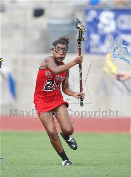 Thumbnail 2 in St. Andrew's vs. St. John's (TGHSLL Semi Final) photogallery.