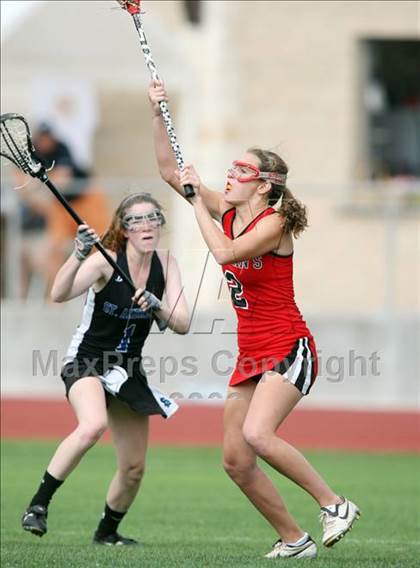 Thumbnail 3 in St. Andrew's vs. St. John's (TGHSLL Semi Final) photogallery.