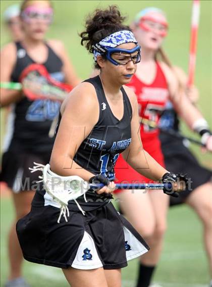 Thumbnail 3 in St. Andrew's vs. St. John's (TGHSLL Semi Final) photogallery.