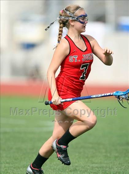 Thumbnail 1 in St. Andrew's vs. St. John's (TGHSLL Semi Final) photogallery.
