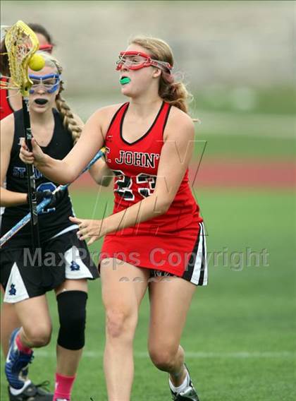 Thumbnail 2 in St. Andrew's vs. St. John's (TGHSLL Semi Final) photogallery.