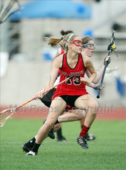 Thumbnail 2 in St. Andrew's vs. St. John's (TGHSLL Semi Final) photogallery.