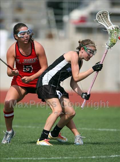 Thumbnail 1 in St. Andrew's vs. St. John's (TGHSLL Semi Final) photogallery.