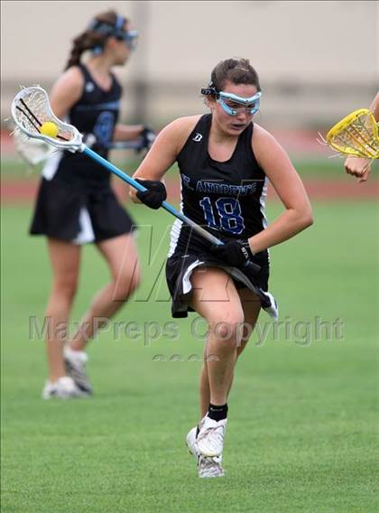 Thumbnail 1 in St. Andrew's vs. St. John's (TGHSLL Semi Final) photogallery.