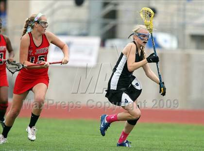 Thumbnail 2 in St. Andrew's vs. St. John's (TGHSLL Semi Final) photogallery.