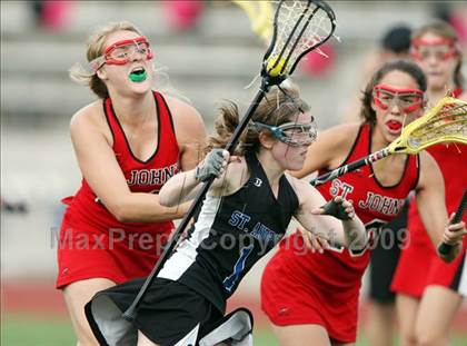 Thumbnail 2 in St. Andrew's vs. St. John's (TGHSLL Semi Final) photogallery.