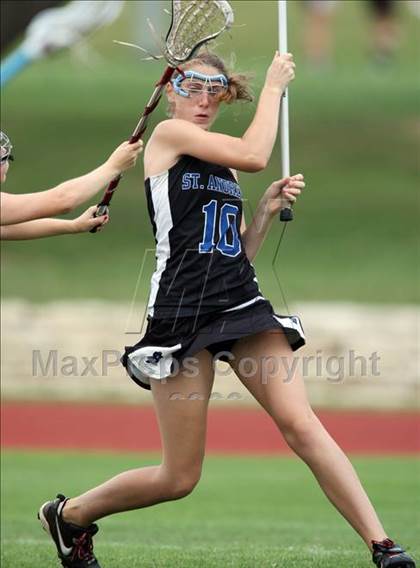 Thumbnail 3 in St. Andrew's vs. St. John's (TGHSLL Semi Final) photogallery.