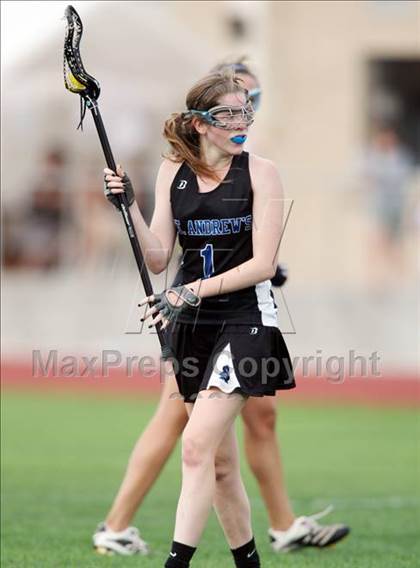 Thumbnail 3 in St. Andrew's vs. St. John's (TGHSLL Semi Final) photogallery.
