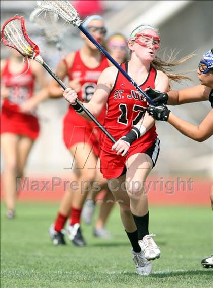 Thumbnail 3 in St. Andrew's vs. St. John's (TGHSLL Semi Final) photogallery.