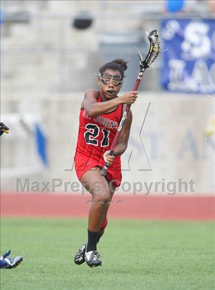 Thumbnail 1 in St. Andrew's vs. St. John's (TGHSLL Semi Final) photogallery.