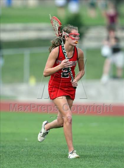 Thumbnail 3 in St. Andrew's vs. St. John's (TGHSLL Semi Final) photogallery.