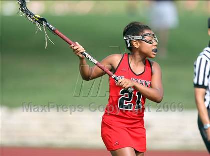 Thumbnail 3 in St. Andrew's vs. St. John's (TGHSLL Semi Final) photogallery.