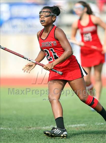 Thumbnail 2 in St. Andrew's vs. St. John's (TGHSLL Semi Final) photogallery.
