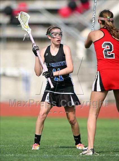 Thumbnail 3 in St. Andrew's vs. St. John's (TGHSLL Semi Final) photogallery.