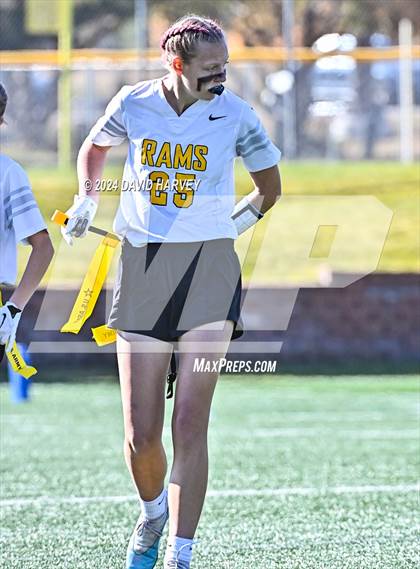 Thumbnail 1 in 4A Flag Football Semifinal The Classical Academy vs Green Mountain photogallery.