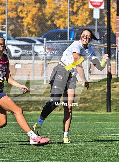 Thumbnail 3 in 4A Flag Football Semifinal The Classical Academy vs Green Mountain photogallery.