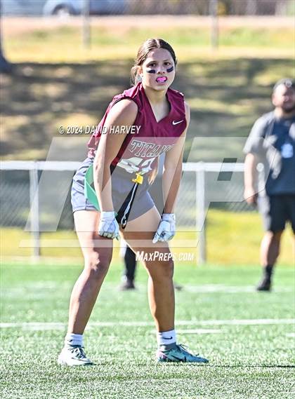 Thumbnail 1 in 4A Flag Football Semifinal The Classical Academy vs Green Mountain photogallery.