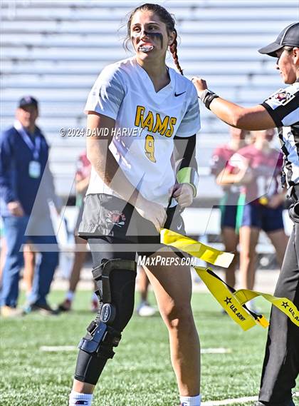Thumbnail 3 in 4A Flag Football Semifinal The Classical Academy vs Green Mountain photogallery.