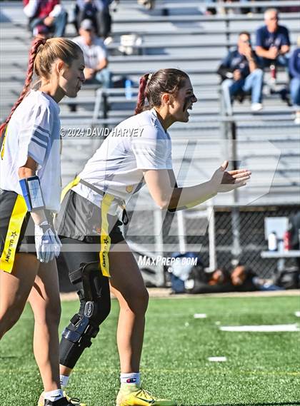 Thumbnail 1 in 4A Flag Football Semifinal The Classical Academy vs Green Mountain photogallery.