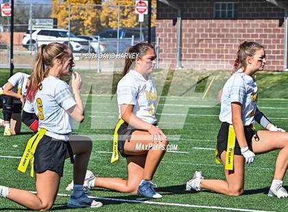 Thumbnail 2 in 4A Flag Football Semifinal The Classical Academy vs Green Mountain photogallery.