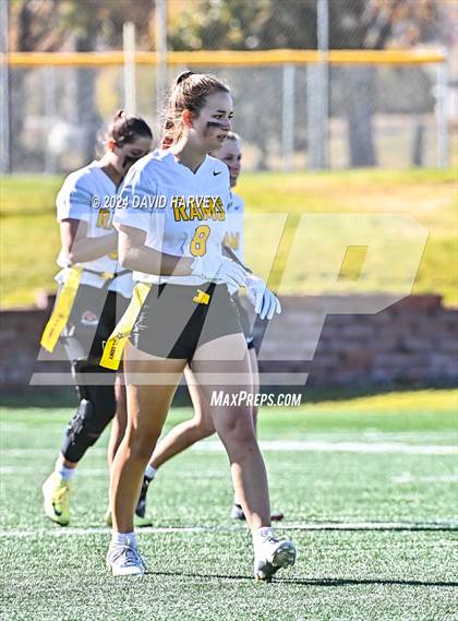 Thumbnail 1 in 4A Flag Football Semifinal The Classical Academy vs Green Mountain photogallery.