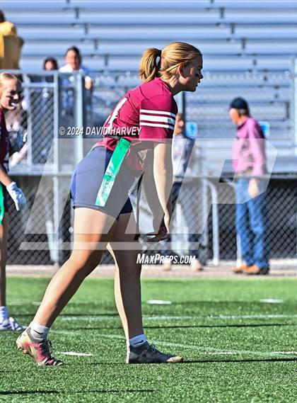 Thumbnail 1 in 4A Flag Football Semifinal The Classical Academy vs Green Mountain photogallery.
