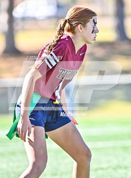Thumbnail 2 in 4A Flag Football Semifinal The Classical Academy vs Green Mountain photogallery.