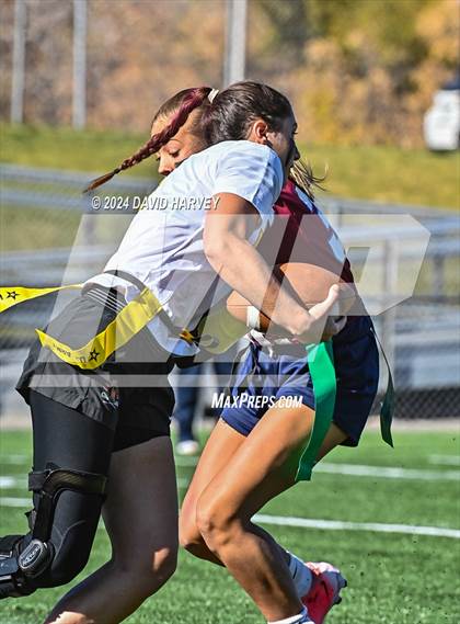 Thumbnail 3 in 4A Flag Football Semifinal The Classical Academy vs Green Mountain photogallery.
